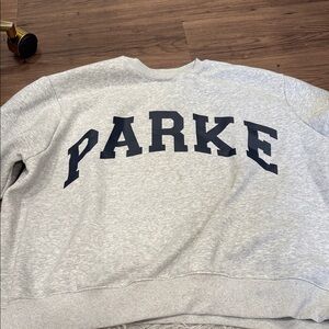Parke Light Gray Crewneck Sweater